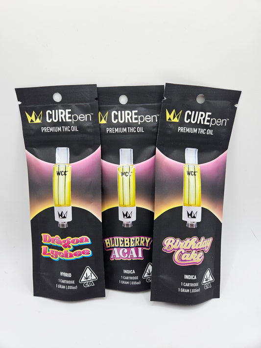 West Coast Cure Glass Curepen - 1g Thread-On Cartridge